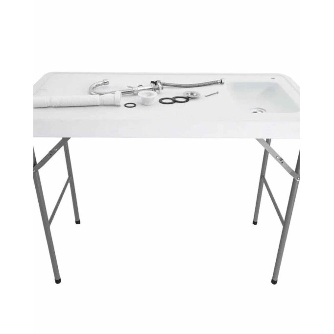 Camping Sink & Fish Cleaning Table Station