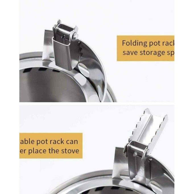 Portable Backpacking Wood Stove