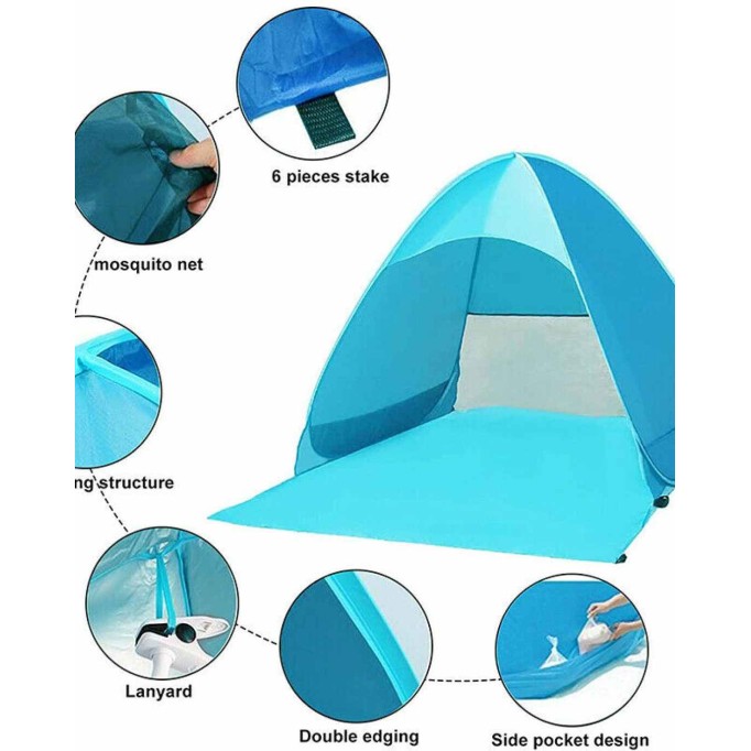 Instant Pop Up Beach Tent