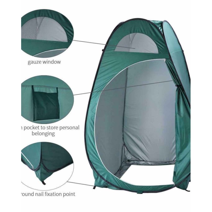 Instant Pop Up Toilet & Shower Tent