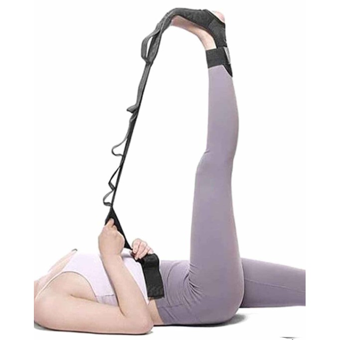 Premium Yoga Strap With Loops For Stretching