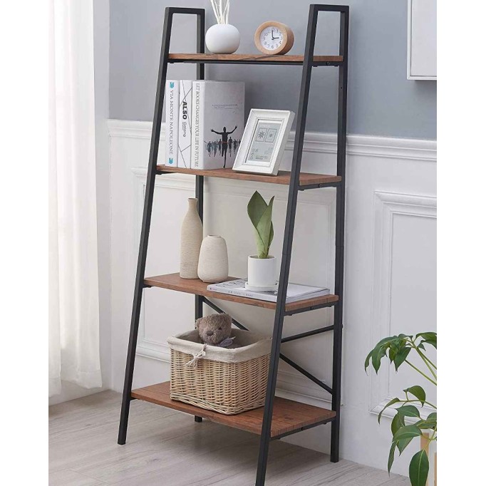 4 Tier Ladder Bookshelf