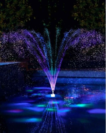 Floating LED Solar Powered Water Fountain