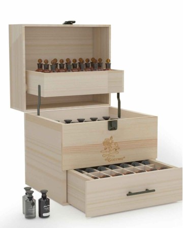 3 Tier Essential Oil Storage Organizer Box