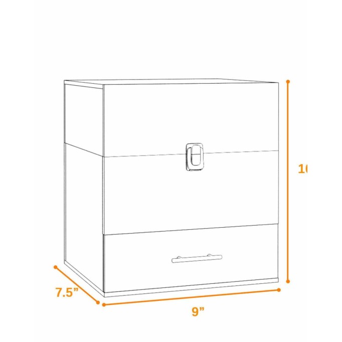 3 Tier Essential Oil Storage Organizer Box