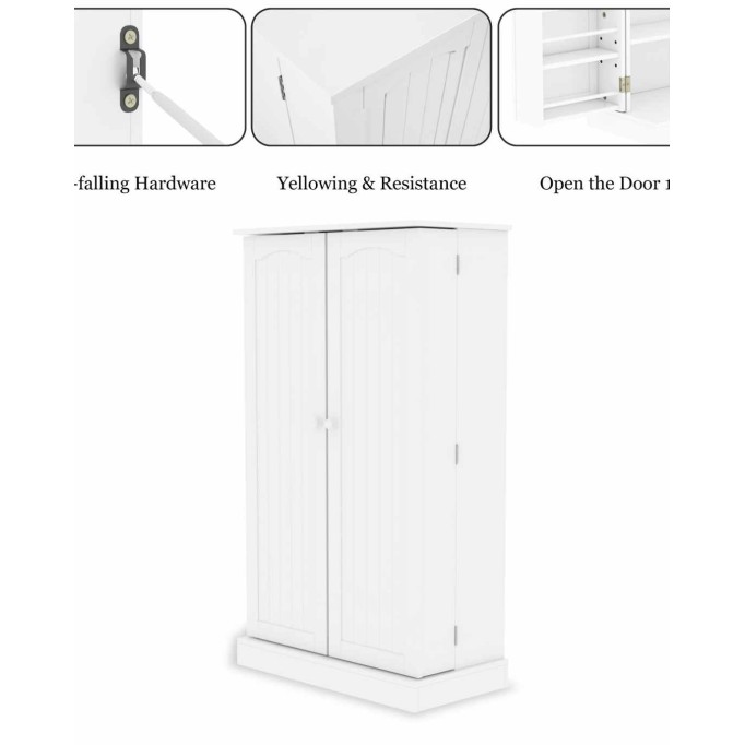 Freestanding Kitchen Pantry Storage Cabinet