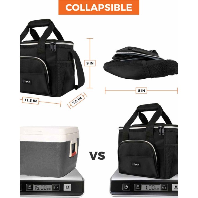 Soft Insulated Lunch Cooler Bag