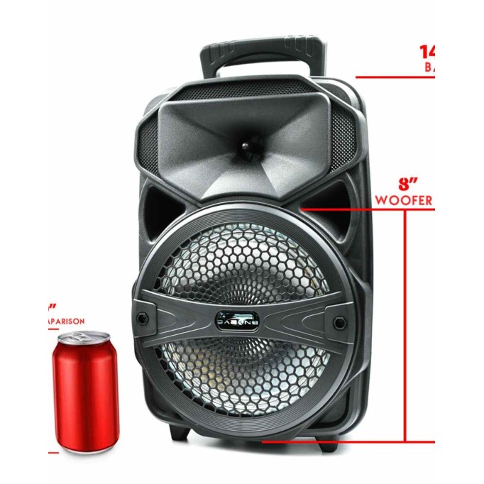 Portable Wireless Bluetooth Speaker with 8