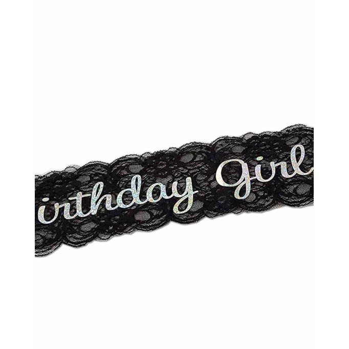 Birthday Girl Lace Sash - Great for Sweet 16, 18th, 21st, 30th, 40th Birthday Parties