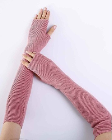 Women's Winter Gloves Fingerless Long Gloves Elbow Length Mittens Knit Gloves Cold Weather Arm Warmers