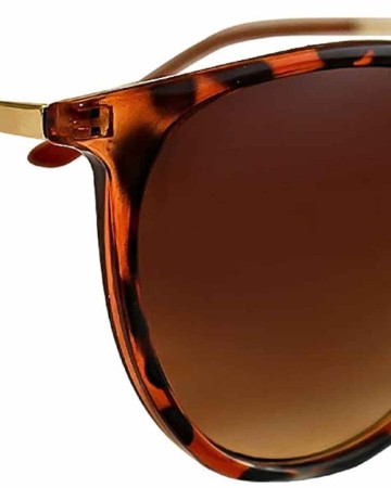 Women's Polarized Sunglasses from EYE LOVE, Designer, 100% UV Block + 5 BONUSES, Brown
