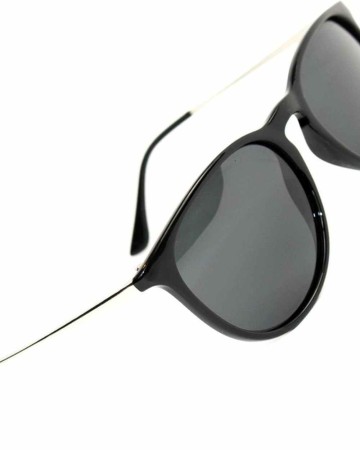 Women's Polarized Sunglasses from EYE LOVE, Designer, 100% UV Block + 5 BONUSES, black