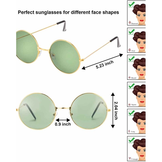 28 Pairs Colored Hippie Sunglasses 60s 70s Disco Party Favor Neon Sunglasses for Women Men Round Vintage Glasses
