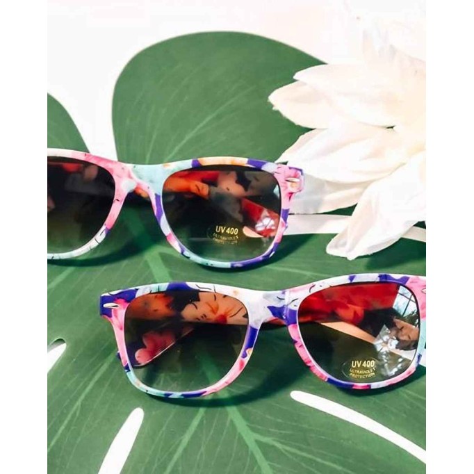 Bride Tribe Sunglasses Floral Pattern Set of 7 | Bridesmaid Proposal Box