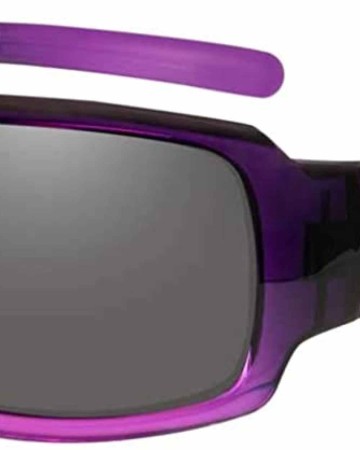 Wiley X Harley-Davidson Women's Hoops Sunglasses, Gray Lenses & Purple Frames HAHPS01, 63-12-120