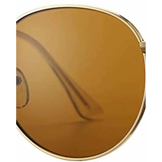 Pro Acme Small Round Sunglasses for Women Men Classic Crystal Glass Lens Retro Circle Metal SunGlasses,50mm