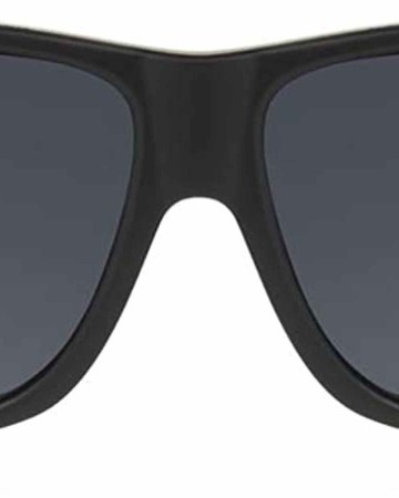 Dioptics unisex adult Solar Shield Stone Sunglasses Fits Over Sunglasses, Black, 57 mm US