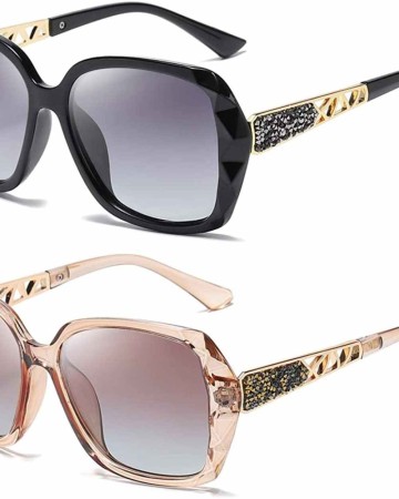 Dollger Oversized Polarized Sunglasses for Women Trendy Classic Ladies Sun Glasses UV400 Protection