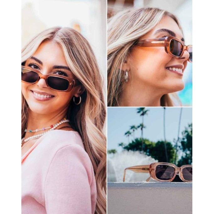 WearMe Pro - Trendy Polarized Rectangular Sunglasses