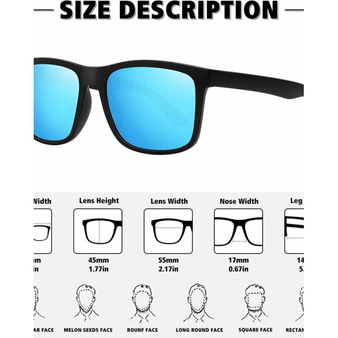 MEETSUN Polarized Sunglasses for Men Women Driving Sun Glasses UV Protection