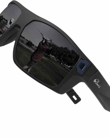 Bevi Square Polarized Sunglasses UV 400 Protection with TR90 Lightweight Frame Glasses for Women Men
