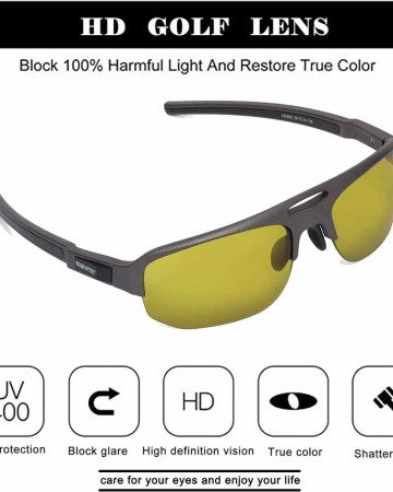 High Definition Golf Ball Finder Sport Glasses for Men Women Golf Sunglasses Golf Glasses Golf Sports Eyewear MZ861