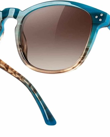Bircenpro Polarized Trendy Sunglasses for Women: UV Protection Square Cat Eye Sunglass Retro Fashion Style