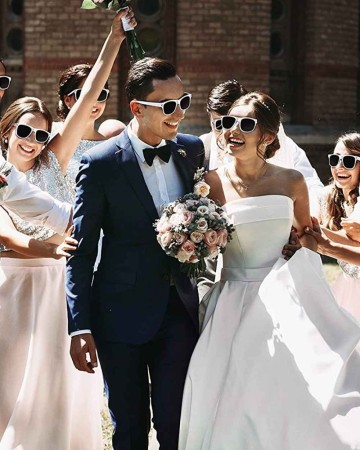 White Sunglasses Bulk- (Pack of 36) Wedding Bridal Party Sunglasses Bulk Party Favors Pack Women-Men