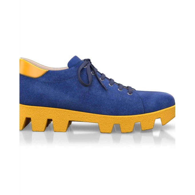 Color Sole Platform Shoes 16566