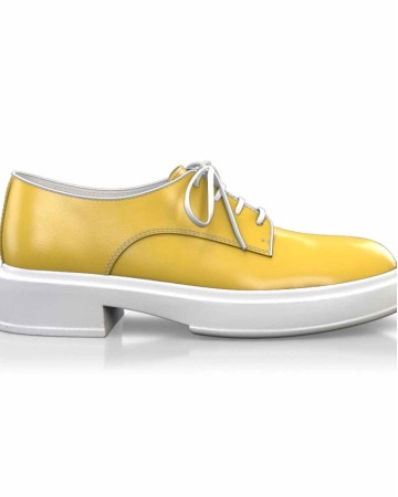 Color Sole Platform Shoes 16911