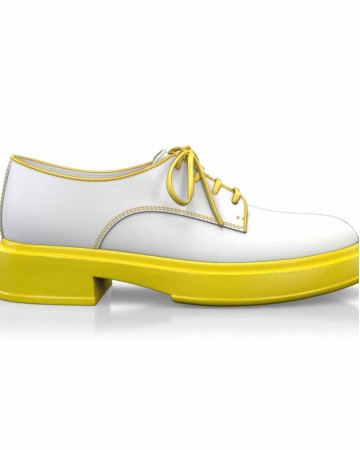 Color Sole Platform Shoes 16914