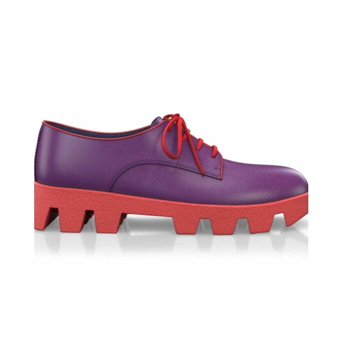 Color Sole Platform Shoes 23837