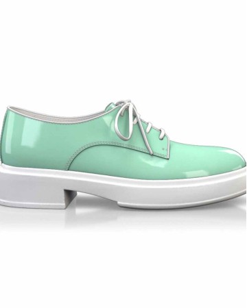 Color Sole Platform Shoes 30823
